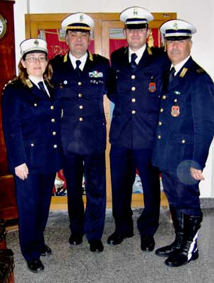 Il 20 febbraio scorso si svolta la cerimonia di assegnazione gradi ai componenti del Comando di Polizia Municipale di Otranto