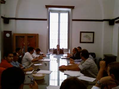 Ieri mattina nella Sala Consiliare del Comune di Otranto un incontro per discutere sul progetto Miglioramento della qualit delle produzioni e delle capacit di mercato del vivaismo viticolo pugliese