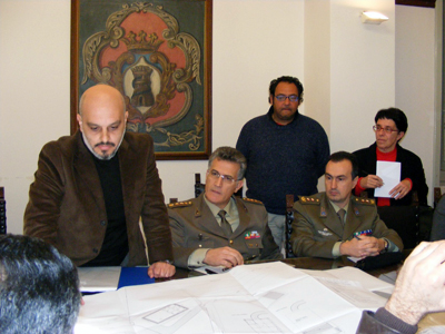 Questa mattina tavolo tecnico a Palazzo Melorio per discutere sui lavori di ristrutturazione e ampliamento del presidio militare a Punta Palacia