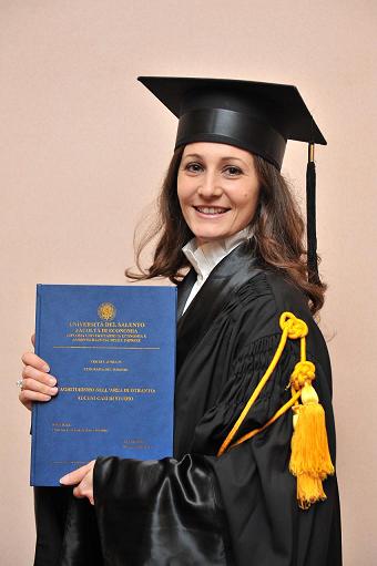 Rossana Bortone il 15 dicembre scorso si laureata in Economia e Amministrazione delle imprese presso l Universit del Salento