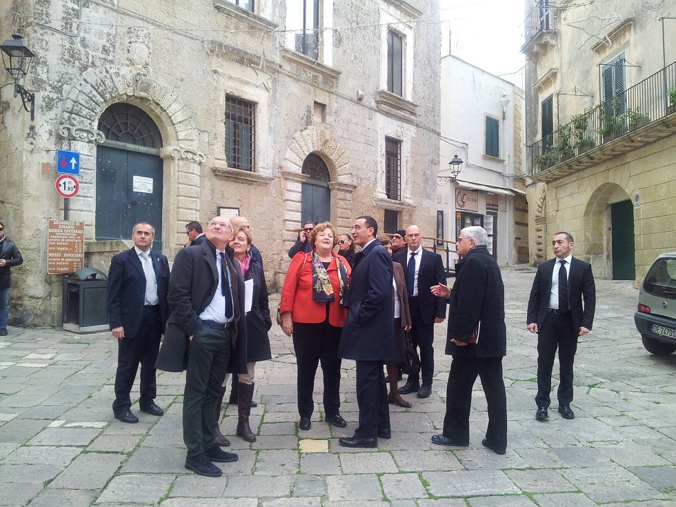 Il Ministro Cancellieri questa mattina a Otranto
