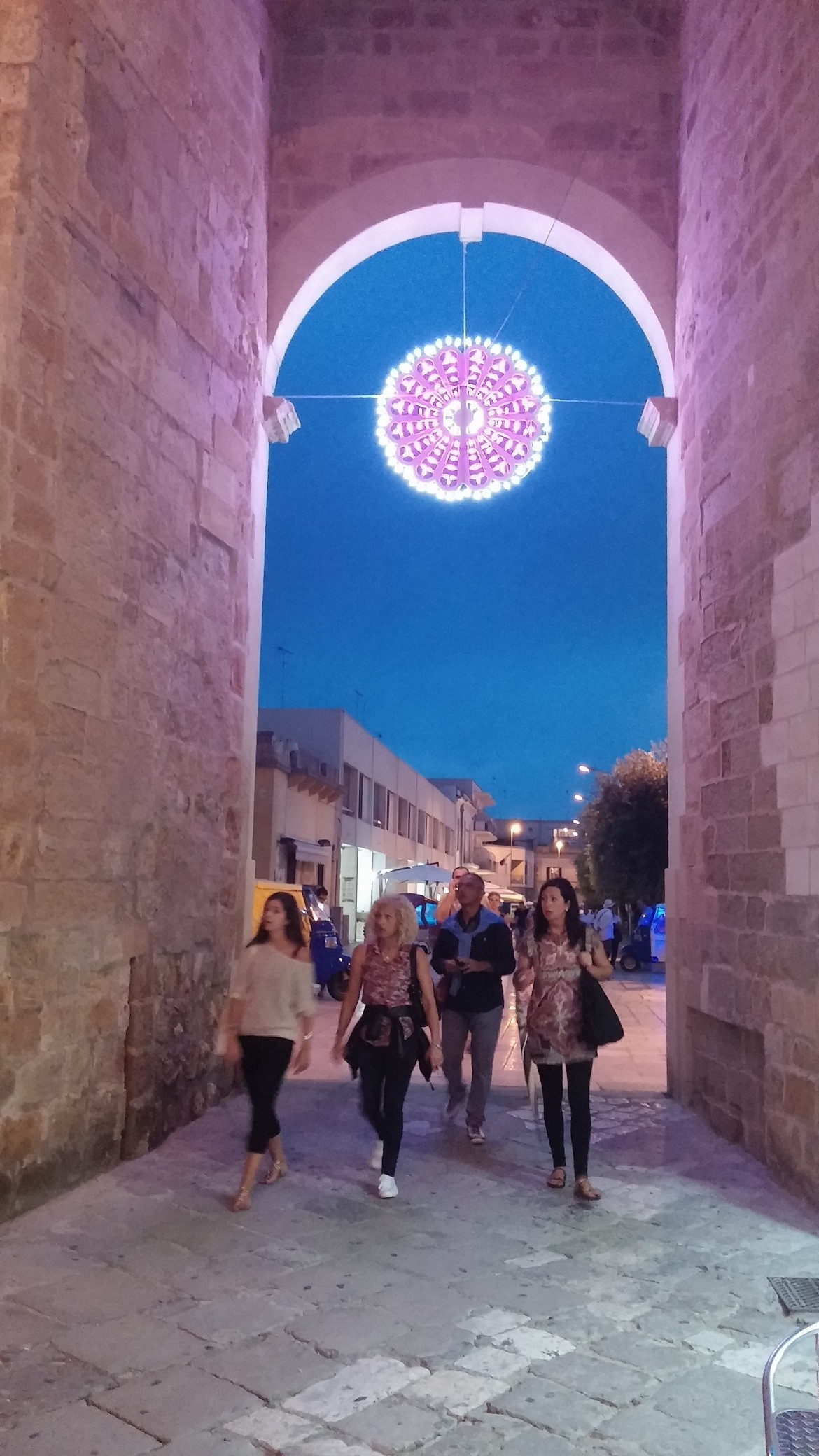 La Notte in Rosa to il 20 settembre scorso a Otranto