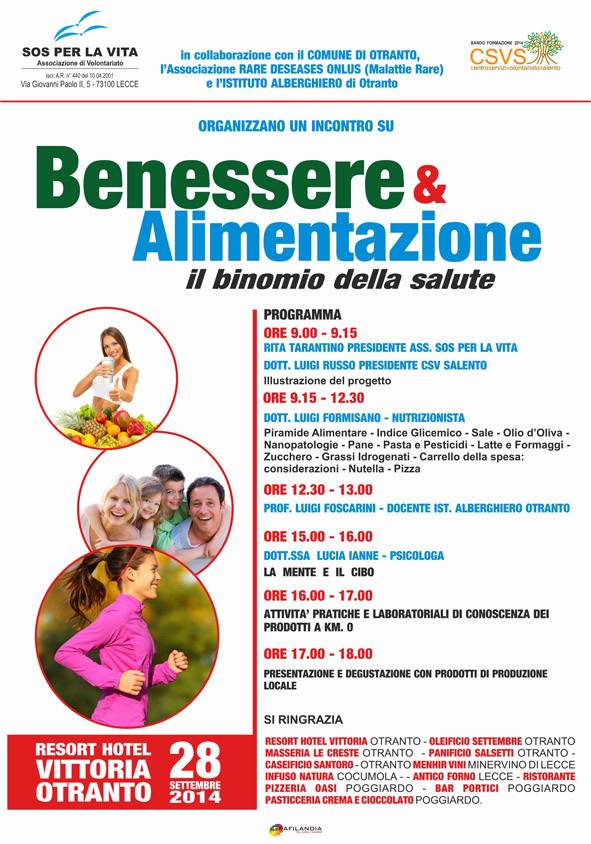 Benessere e Alimentazione il binomio della salute
