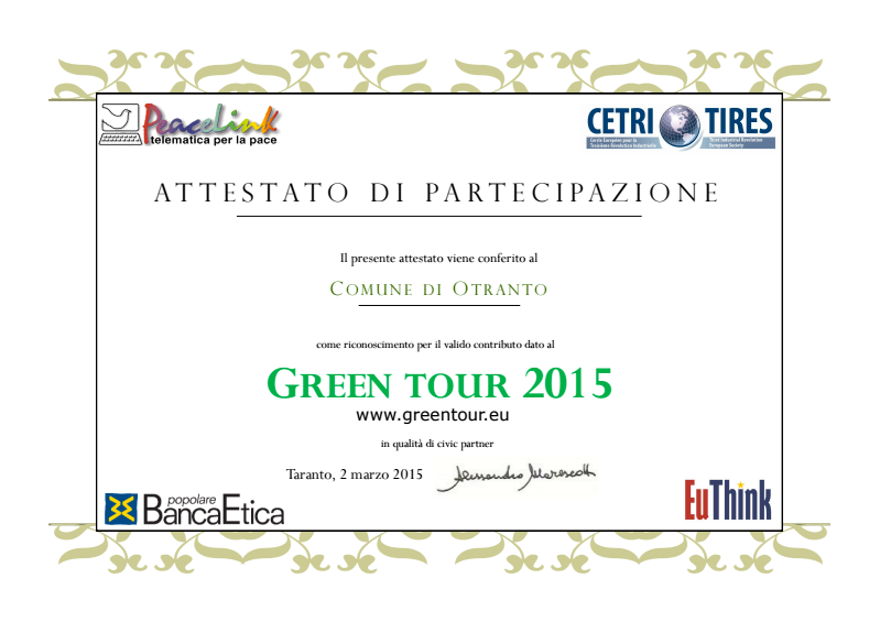 Si concluso Green Tour