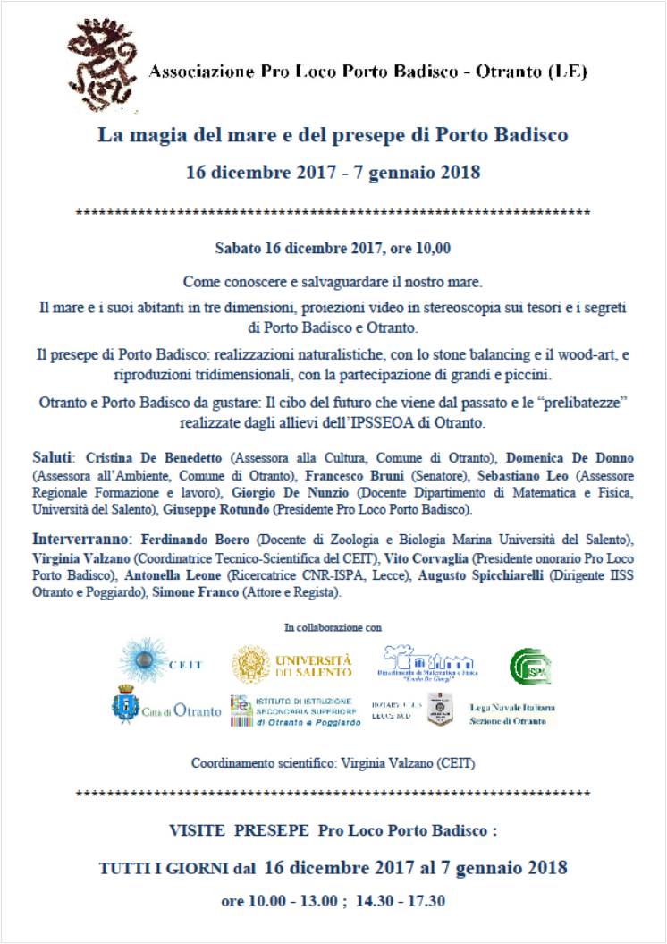 La magia del mare e del presepe di Porto Badisco