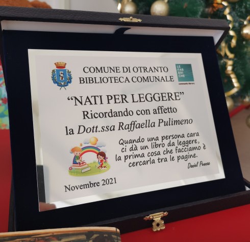 Nati per leggere in ricordo della dott ssa Raffaella Pulimeno